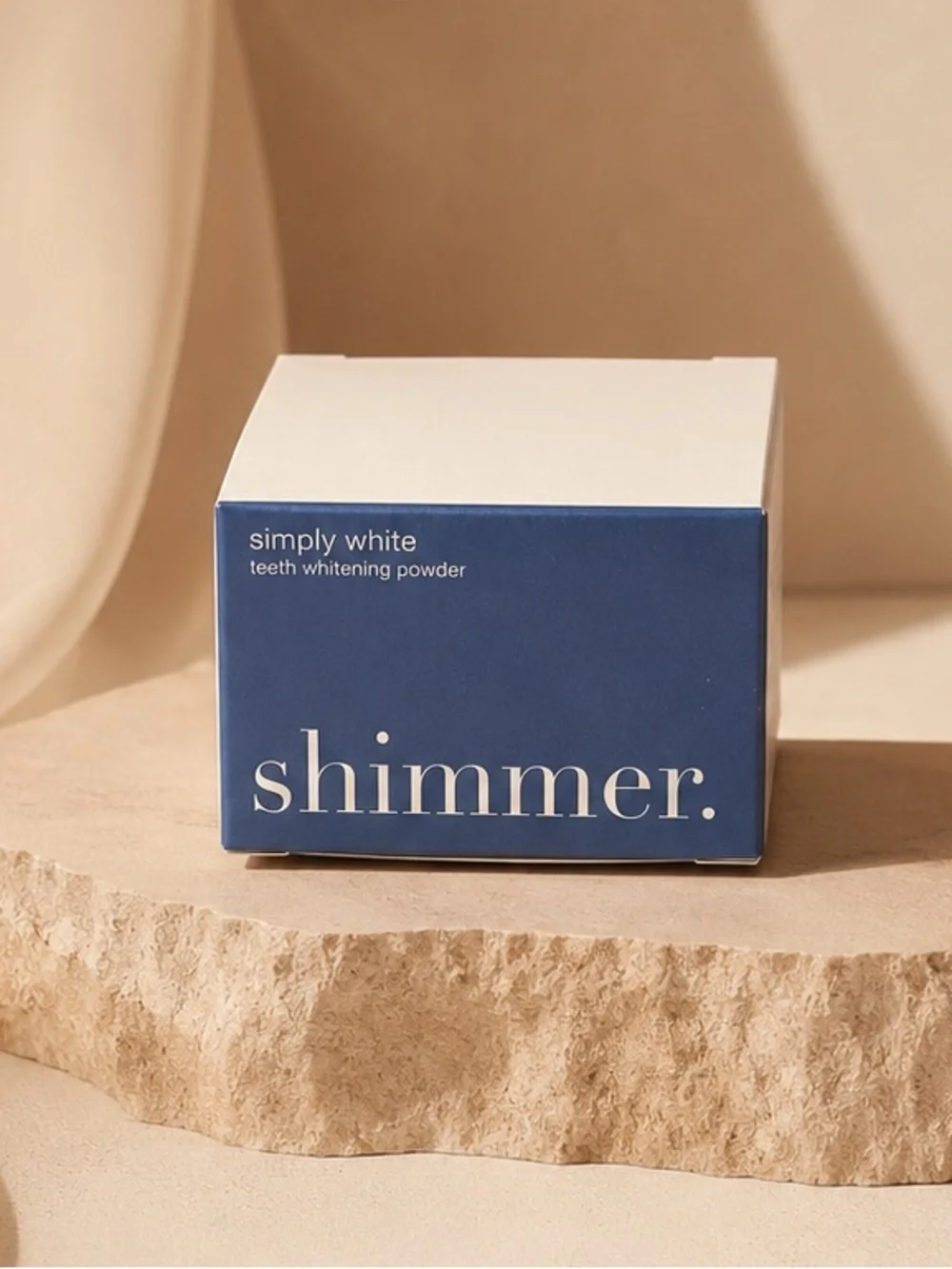 Shimmer Simply White Teeth Whitening Powder | Natural Whitening Powder